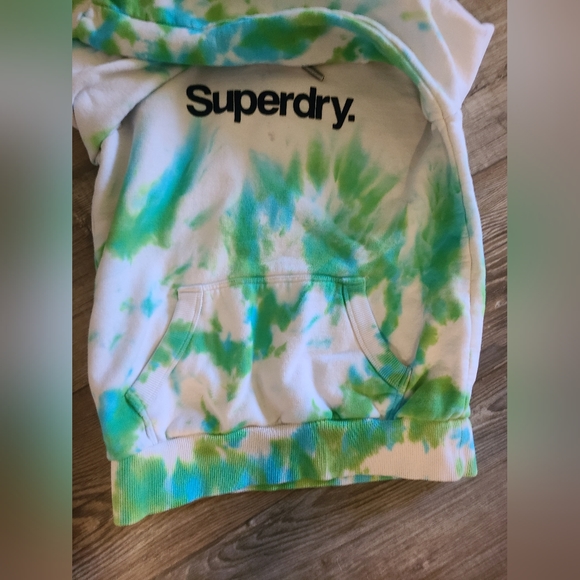 Hand dyed superdry hoodie - Picture 3 of 7